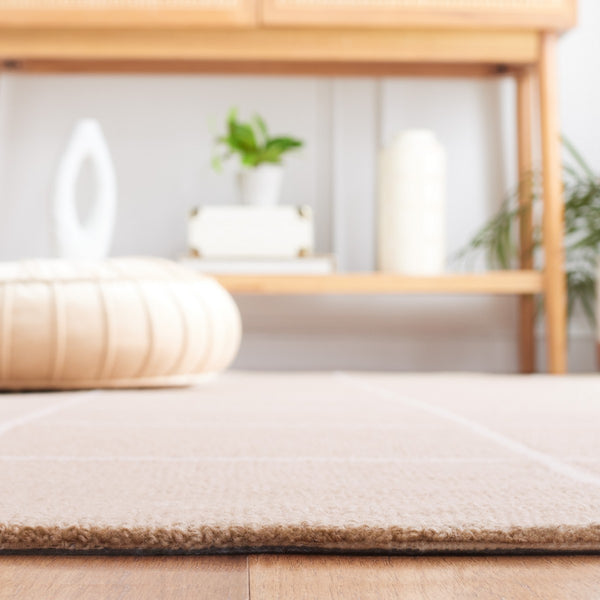 Safavieh Msr3363 Micro Loop Geometric Hand Tufted Rug Beige / Ivory MSR3363A-8