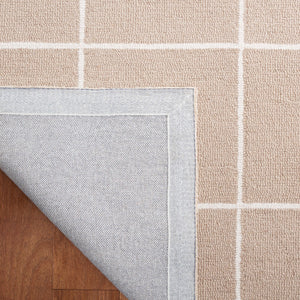 Safavieh Msr3363 Micro Loop Geometric Hand Tufted Rug Beige / Ivory MSR3363A-8