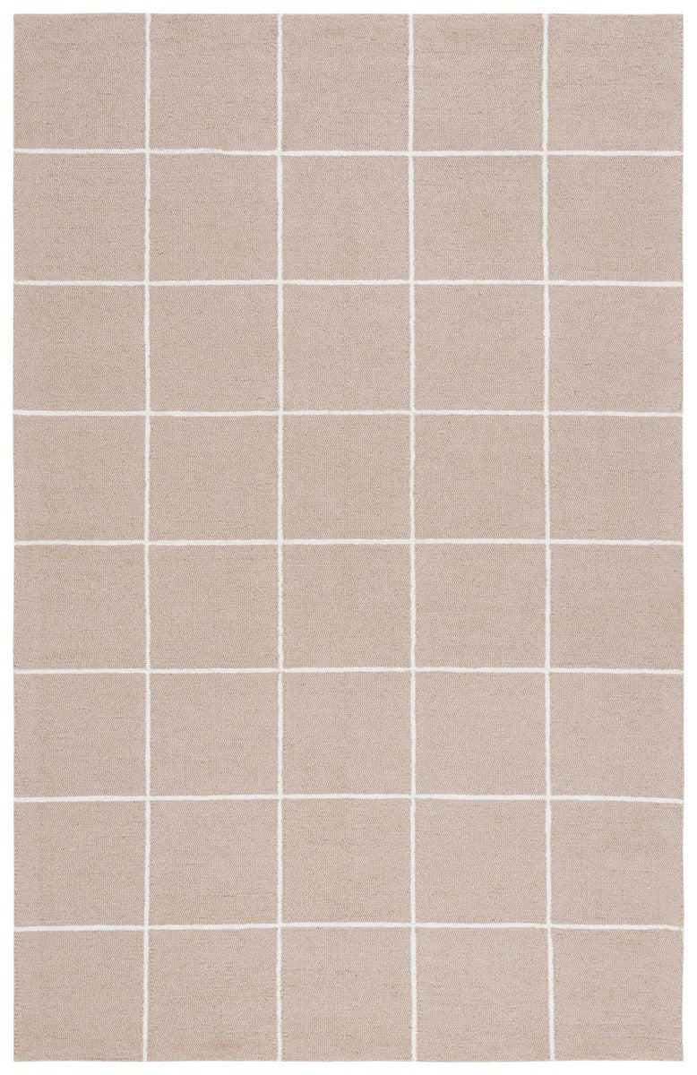 Safavieh Msr3363 Micro Loop Geometric Hand Tufted Rug Beige / Ivory MSR3363A-8