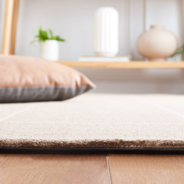 Safavieh Msr3363 Micro Loop Geometric Hand Tufted Rug Natural / Beige MSR3363B-8