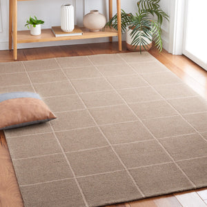 Safavieh Msr3363 Micro Loop Geometric Hand Tufted Rug Natural / Beige MSR3363B-8