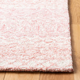 Martha Stewart 3372 Traditional Hand Tufted Wool Rug in Pink, Ivory 5ft x 8ft