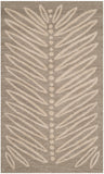 Chevron Leaves Hand Tufted 70% Wool and 30% Viscose Rug