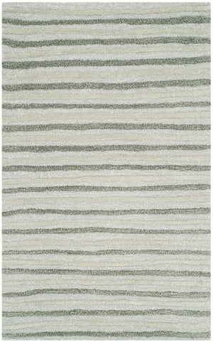 Safavieh Hand Drawn Stripe Hand Tufted 70% Wool and 30% Viscose Rug MSR3619A-3