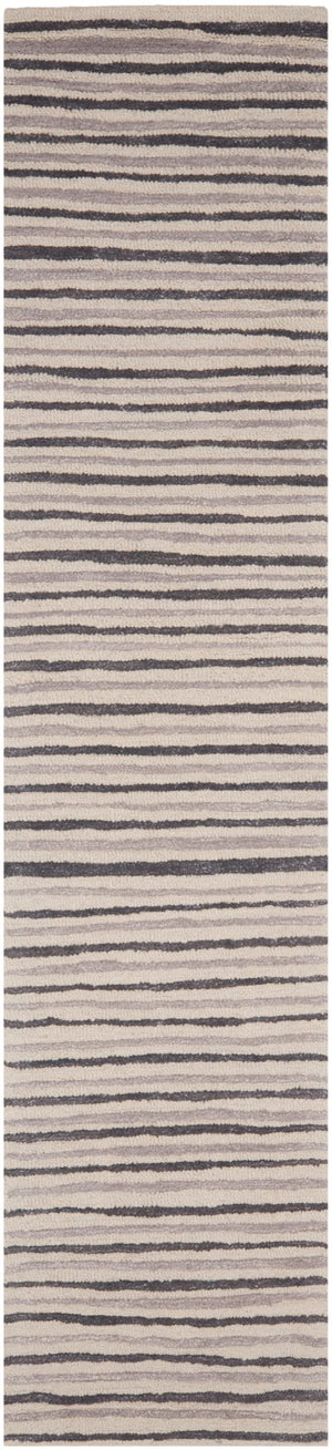 Safavieh Hand Drawn Stripe Hand Tufted 70% Wool and 30% Viscose Rug MSR3619C-3