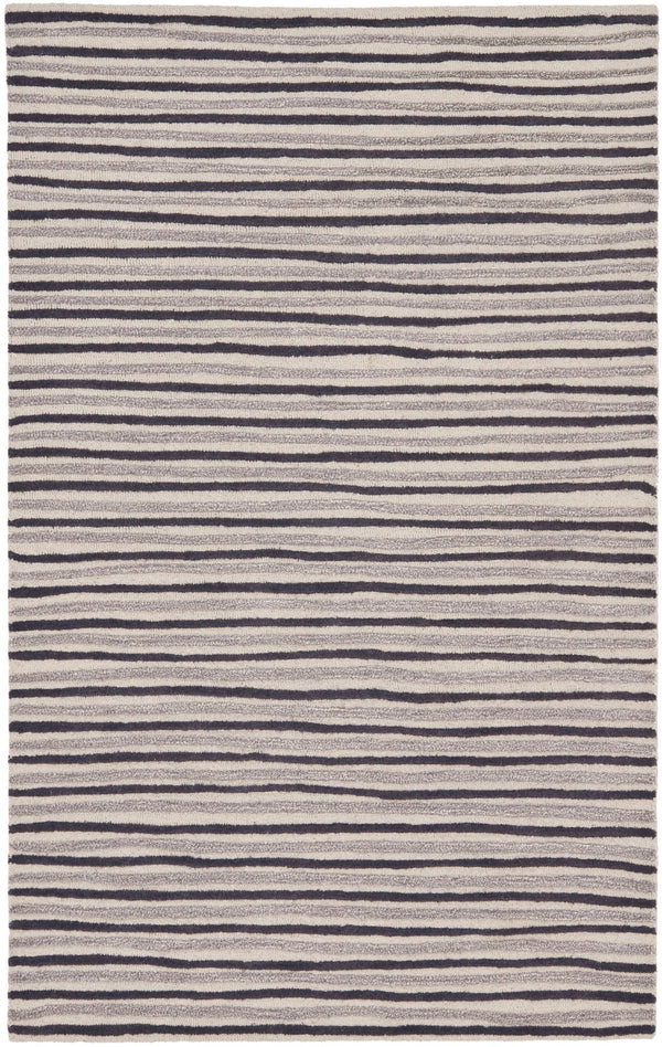 Safavieh Hand Drawn Stripe Hand Tufted 70% Wool and 30% Viscose Rug MSR3619C-3