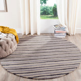 Safavieh Hand Drawn Stripe Hand Tufted 70% Wool and 30% Viscose Rug MSR3619C-3