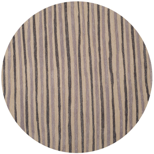Safavieh Hand Drawn Stripe Hand Tufted 70% Wool and 30% Viscose Rug MSR3619C-3
