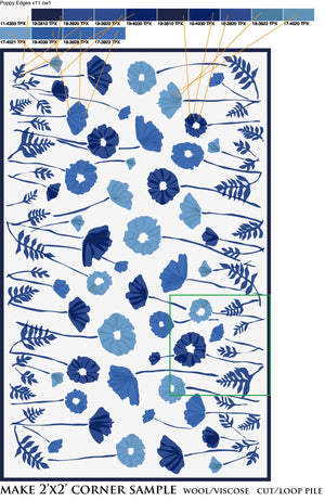 Safavieh Poppy Glossary Hand Tufted 70% Wool and 30% Viscose Rug MSR3627A-3