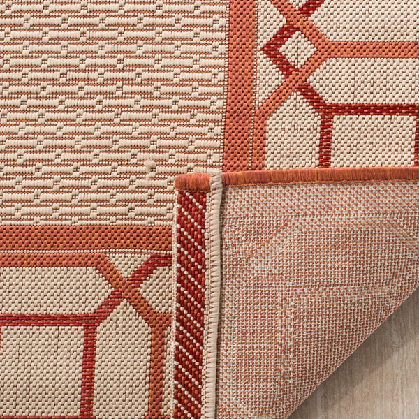 Safavieh Facet Border Power Loomed 100% Polypropylene Contemporary Rug MSR4266-231A11-5