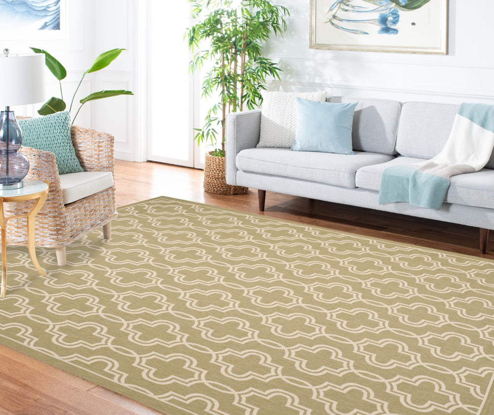 Safavieh Martha Stewart 4274 Power Loomed 85.4% Polypropylene 10.4% Polyester/4,2% Latex Outdoor Rug MSR4274-244-9