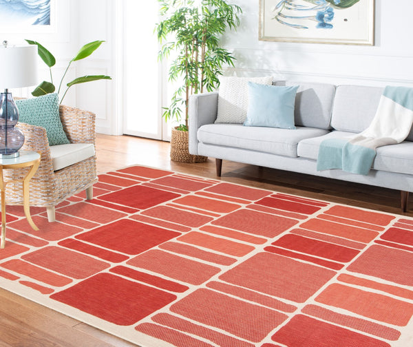 Safavieh Blocks Power Loomed 100% Polypropylene Rug MSR4289-23812-4