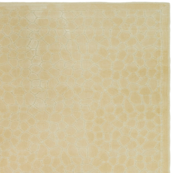 Martha Stewart Reptilian Tufted/Hand Loomed Viscose Pile Rug in Creme 8ft x 11ft-2in