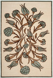 Floral Arabesque Power Loomed 75% Viscose/18% Polyester/7% Cotton Rug