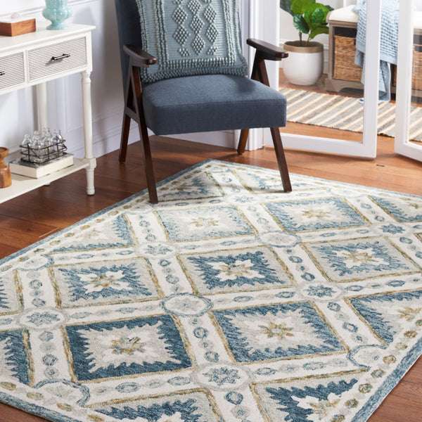 Safavieh Martha Stewart Tufted 4652 Hand Tufted 80% Wool and 20% Cotton Rug MSR4652M-8