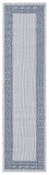 Martha Stewart Indoor Outdoor Martha Stewart Outdoor 331 Indoor - Outdoor Power Loomed Polypropylene Frize Rug in Silver, Grey 9ft x 12ft