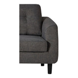 Moe's Home Belagio Sofa Bed With Chaise Charcoal Left