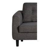 Moe's Home Belagio Sofa Bed With Chaise Charcoal Right