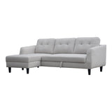 Belagio Sofa Bed With Chaise Beige Left