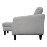 Belagio Sofa Bed With Chaise Beige Left