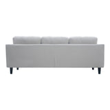 Belagio Sofa Bed With Chaise Beige Left