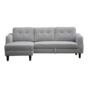 Belagio Sofa Bed With Chaise Beige Left