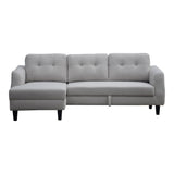 Belagio Sofa Bed With Chaise Beige