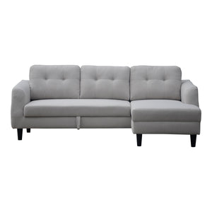 Belagio Sofa Bed With Chaise Beige Right