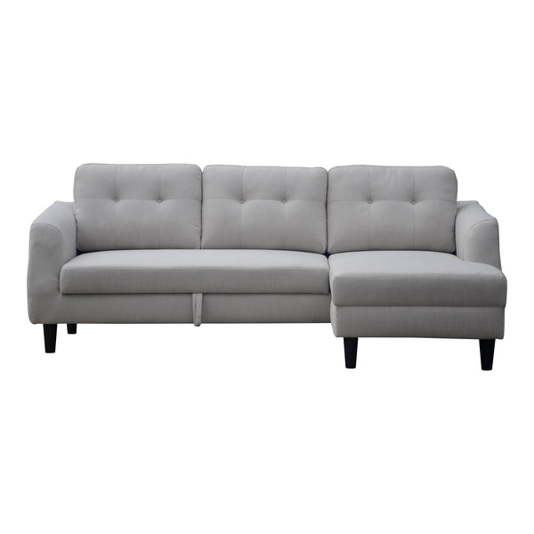 Belagio Sofa Bed With Chaise Beige Right