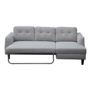 Belagio Sofa Bed With Chaise Beige Right