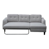 Belagio Sofa Bed With Chaise Beige Right