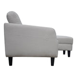 Belagio Sofa Bed With Chaise Beige Right