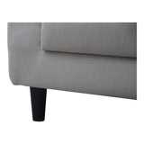 Belagio Sofa Bed With Chaise Beige Right