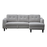 Belagio Sofa Bed With Chaise Beige Right