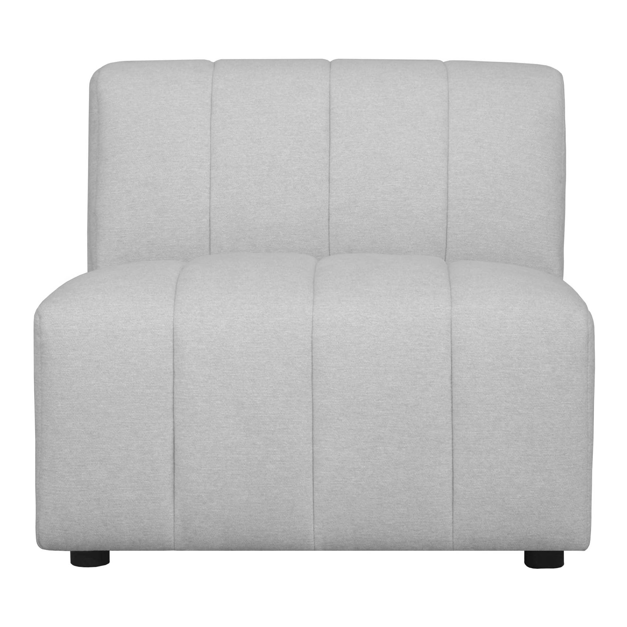 Lyric Grey Modular Slipper Chair