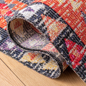 Montage 200 Montage  Power Loomed 100% Polypropylene Rug Red / Black