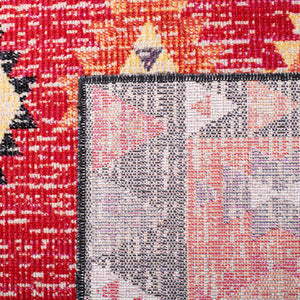 Montage 200 Montage  Power Loomed 100% Polypropylene Rug Red / Black