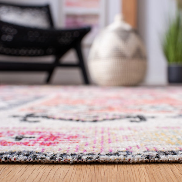 Montage 200 Montage  Power Loomed 100% Polypropylene Rug Aqua / Fuchsia