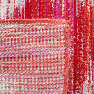 Montage 200 Montage  Power Loomed 100% Polypropylene Rug Fuchsia / Ivory