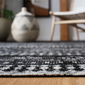 Montage 200 Montage  Power Loomed 100% Polypropylene Rug Grey / Black