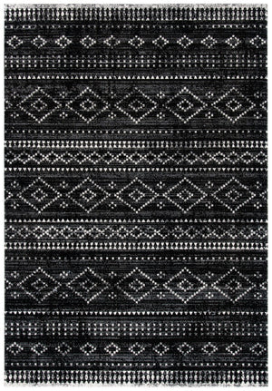 Montage 200 Montage  Power Loomed 100% Polypropylene Rug Grey / Black