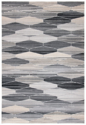 Montage 300 Montage  Power Loomed 100% Polypropylene Rug Grey / Dark Grey