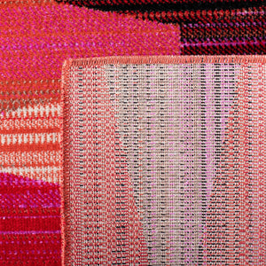 Montage 300 Montage  Power Loomed 100% Polypropylene Rug Red / Fuchsia