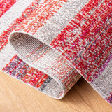 Montage 400 Montage  Power Loomed 100% Polypropylene Rug Red / Ivory