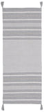 Montauk 214 Hand Woven 100% Cotton Rug Grey / Ivory 100% Cotton MTK214F-26