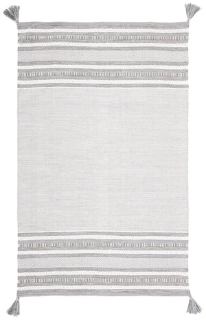 Montauk 214 Hand Woven 100% Cotton Rug Grey / Ivory 100% Cotton MTK214F-4