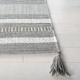 Montauk 214 Hand Woven 100% Cotton Rug Grey / Ivory 100% Cotton MTK214F-5