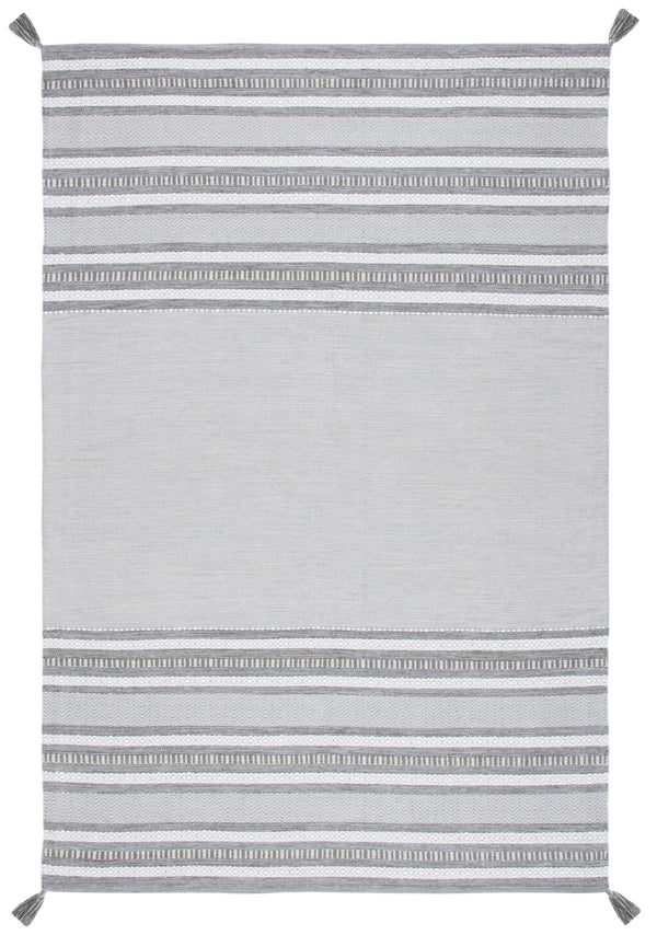 Montauk 214 Hand Woven 100% Cotton Rug Grey / Ivory 100% Cotton MTK214F-6