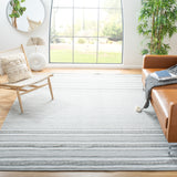 Montauk 214 Hand Woven 100% Cotton Rug Grey / Ivory 100% Cotton MTK214F-8