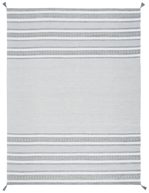 Montauk 214 Hand Woven 100% Cotton Rug Grey / Ivory 100% Cotton MTK214F-8